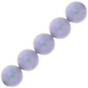 4mm PureCrystal 5810 Pearls - Crystal Iridescent Dreamy Blue Pearl x20|raw }}