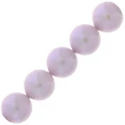 6mm PureCrystal 5810 Pearls - Crystal Iridescent Dreamy Rose Pearl x10