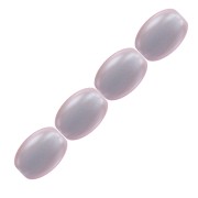 4mm PureCrystal 5824 Pearls - grain of rice-shape - Iridescent Dreamy Rose Pearl x20|raw }}