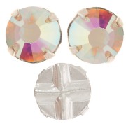 Sew-on rhinestones 6mm Crystal AB x5|raw }}