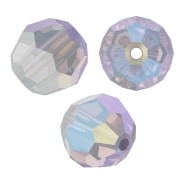 8mm PureCrystal 5000 round - White Opal Shimmer x1