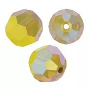 Round bead PureCrystal 5000 8 mm - Yellow Opal Shimmer x1