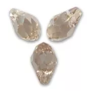 PureCrystal Small Briolette drops 6007 7x4mm Crystal Golden Shado