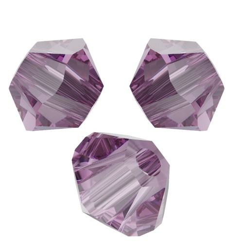 3mm PureCrystal 5328 Crystal Bicones - Iris x50