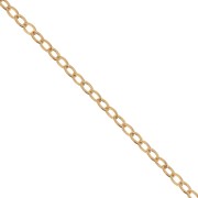 Cable chain chain limée 1.9 mm Gold filled x 50cm|raw }}