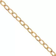 Cable chain chain limée 1.9 mm Gold filled x 50cm