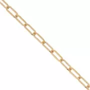 Diamond cut Rectangular chain 2.8mm Gold filled x 50cm
