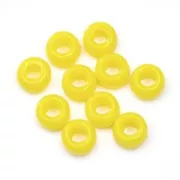 Pony beads 9mm Lemon x70