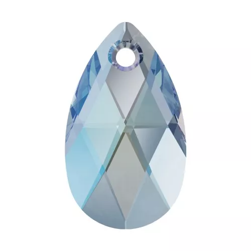 16mm PureCrystal Tear drop 6106 Aquamarine Shimmer x1