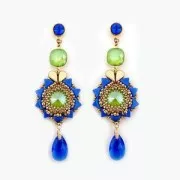 16mm PureCrystal Tear drop 6106 Aquamarine Shimmer x1