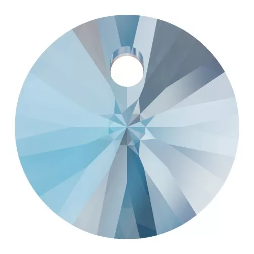 8mm PureCrystal 6428 Pendant Aquamarine Shimmer x1