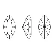 PureCrystal Navette 4228 10x5 mm Light Rose Ignite x1