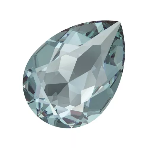 18x13mm PureCrystal 4320 Pear Fancy Stone - Aquamarine Ignite x1