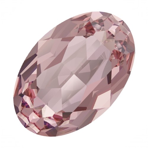 18x13mm PureCrystal 4120 Oval Fancy Stone - Light Rose Ignite x1