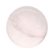 6mm Gemstone round Cabochon - Rose Quartz x1