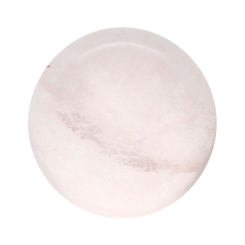 6mm Gemstone round Cabochon - Rose Quartz x1