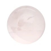 6mm Gemstone round Cabochon - Rose Quartz x1