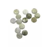 6mm Gemstone round Cabochon - Labradorite x1