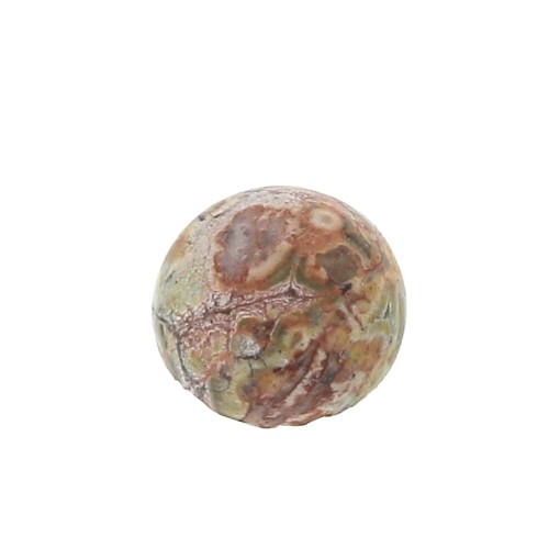 6mm Gemstone round Cabochon - Leopard Jasper x1