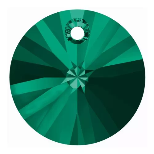 8mm PureCrystal 6428 Pendant - Emerald x1