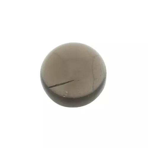 6mm Gemstone round Cabochon - Smoky Quartz x1
