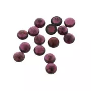6mm Gemstone round Cabochon - Garnet x1