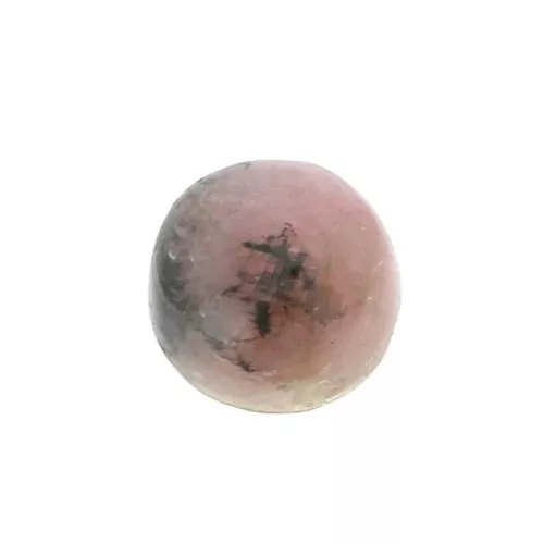 6mm Gemstone round Cabochon - Rhodonite x1