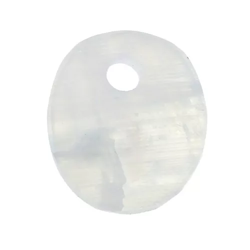 12x10mm Gemstone oval sequin - Moonstone x1