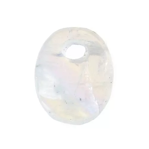 10x8mm Gemstone oval sequin - Moonstone x1