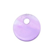 8mm Round Gemstone sequin - Amethyst x1|raw }}