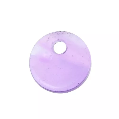 8mm Round Gemstone sequin - Amethyst x1