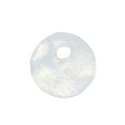8mm Round Gemstone sequin - Moonstone x1