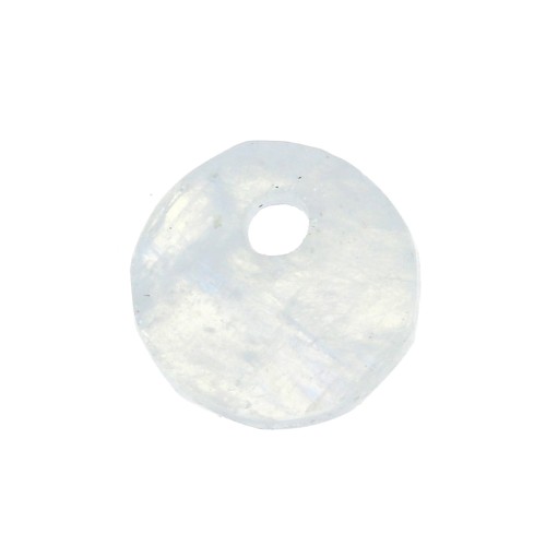 8mm Round Gemstone sequin - Moonstone x1