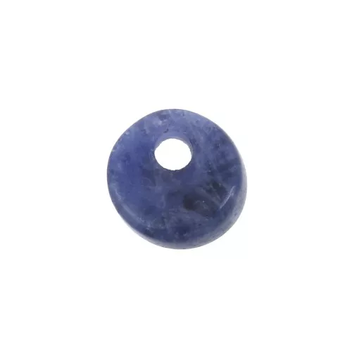 6mm Round Gemstone sequin - Sodalite x1