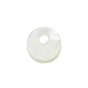 6mm Round Mother of Pearl Sequin - Natural x1|raw }}