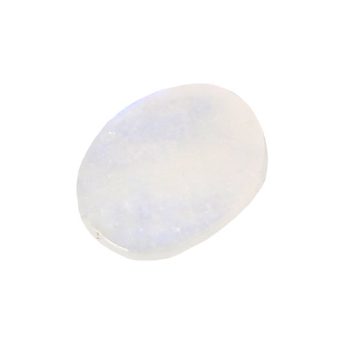 8x6mm Gemstone Oval puck - Moonstone x1