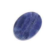 8x6mm Gemstone Oval puck - Sodalite x1