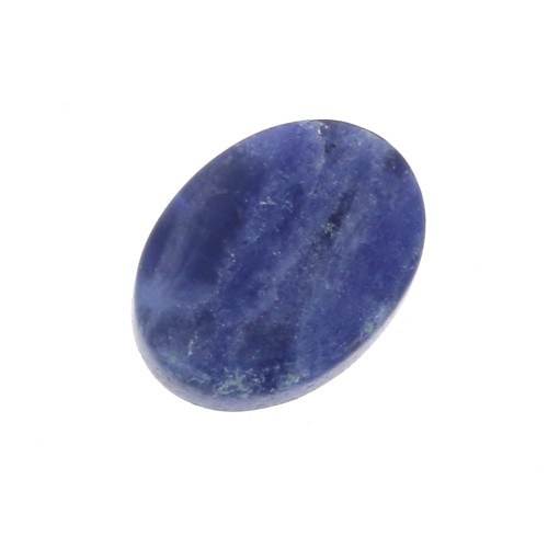 8x6mm Gemstone Oval puck - Sodalite x1
