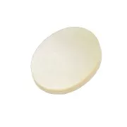 8x6mm Mother-of-Pearl Oval puck - Natural x1