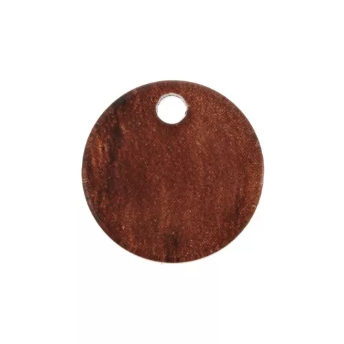 15mm Plexiglas sequin wooden pattern - Brown x1