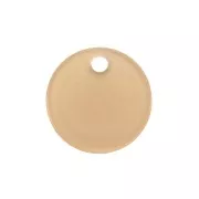 15mm Plexiglas sequin wooden pattern - Brown x1