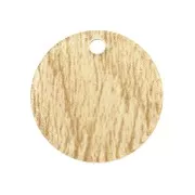 19mm Plexiglas sequin wooden pattern - Beige x1