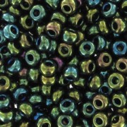 Preciosa Seed beads 11/0 2 mm - Green Iris x20gr|raw }}
