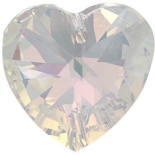 PureCrystal 6228 Heart 40mm Crystal AB x1