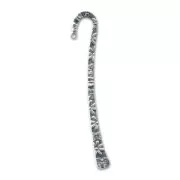 Sqiggle book mark 12cm Rhodium tone