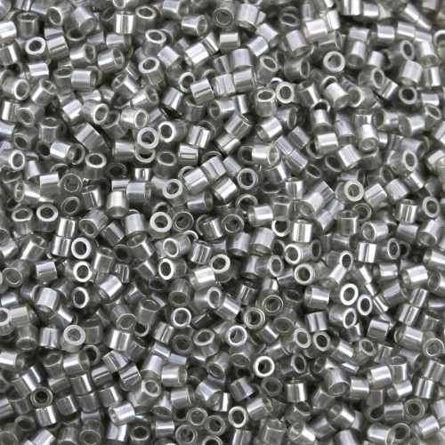 Miyuki Delica 15/0 DBS1485 - Transparent Light Taupe Luster x5g