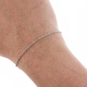 Trace 1.6 mm stainless steel mesh chain x 10 m