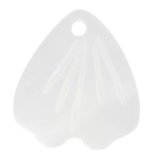 15.5x14mm Mother of Pearl Petal Drop Sequin - Natural x1