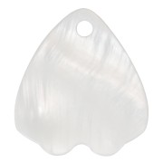 15.5x14mm Mother of Pearl Petal Drop Sequin - Natural x1