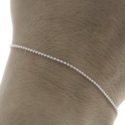 1mm 925 Sterling Silver ball Chain x50cm
